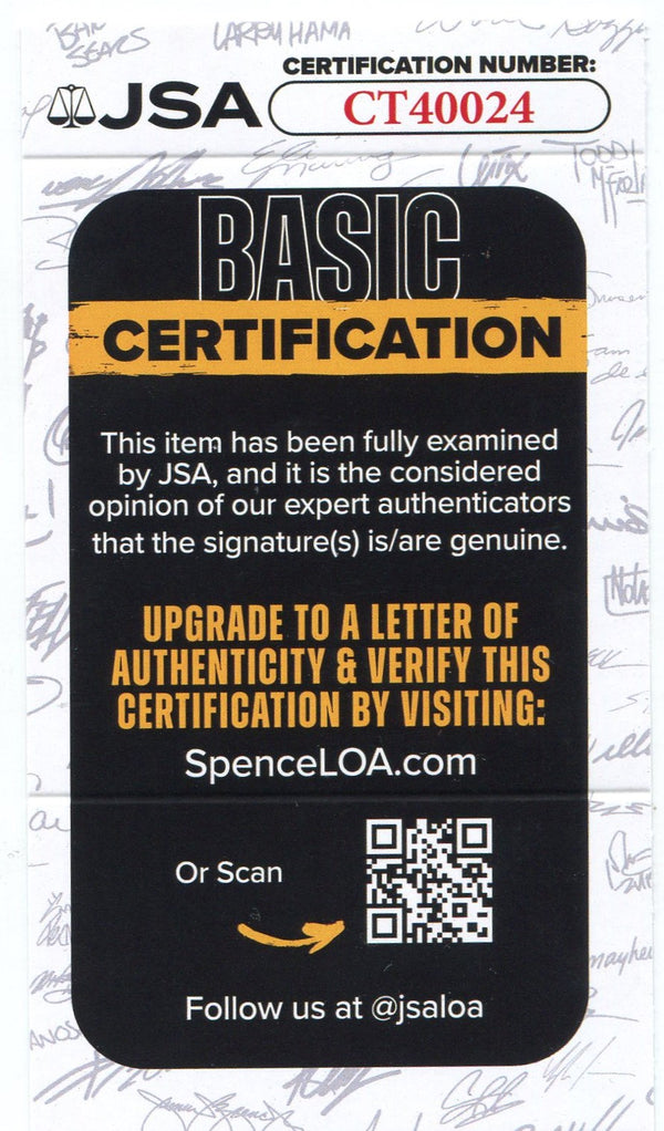 Ichiro Suzuki 2012 Topps Autographed Card JSA Certified