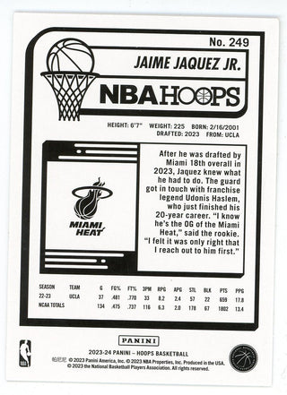 Jaime Jaquez Jr. 2023-24 Panini Hoops #249