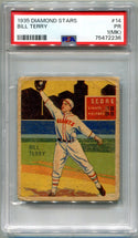 1935 Diamond Stars Bill Terry #14 PSA 1 PR (MK) Card