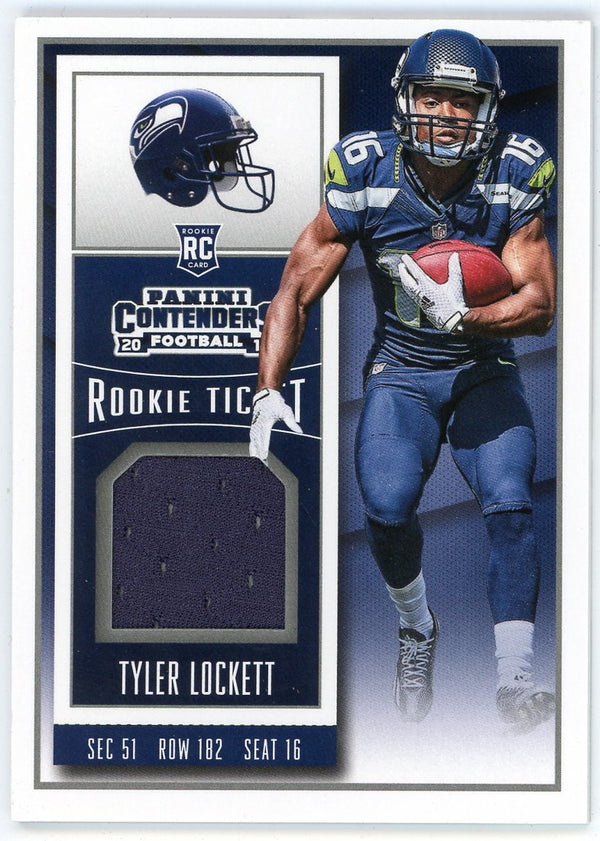 Tyler Lockett 2015 Panini Contenders Rookie Card Patch Relic #RTS-TL