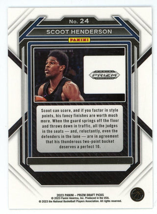 Scoot Henderson 2023-24 Panini Prizm #24