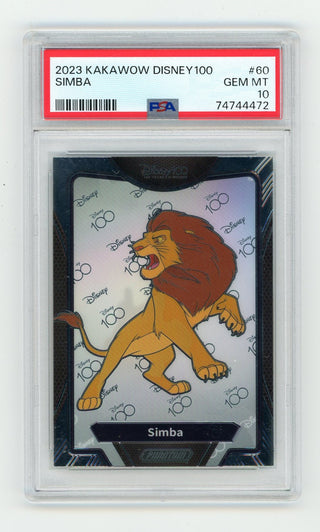 Simba 2023 Kaskawow Disney 100 #60 Card (PSA)