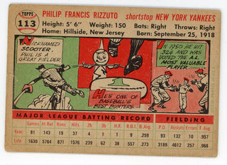 Phil Rizzuto 1956 Topps #113