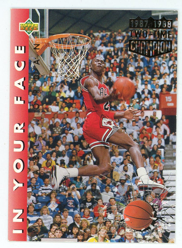 Michael Jordan 1992 Upper Deck In Your Face #453