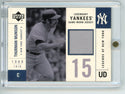 Thurman Munson 2001 Upper Deck Legends of New York Patch Relic #LYYJ-TM