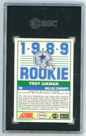 Troy Aikman 1989 Score #270 SGC 10