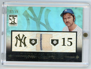 Thurman Munson 2010 Topps Tribute Patch Relic #TR-TM