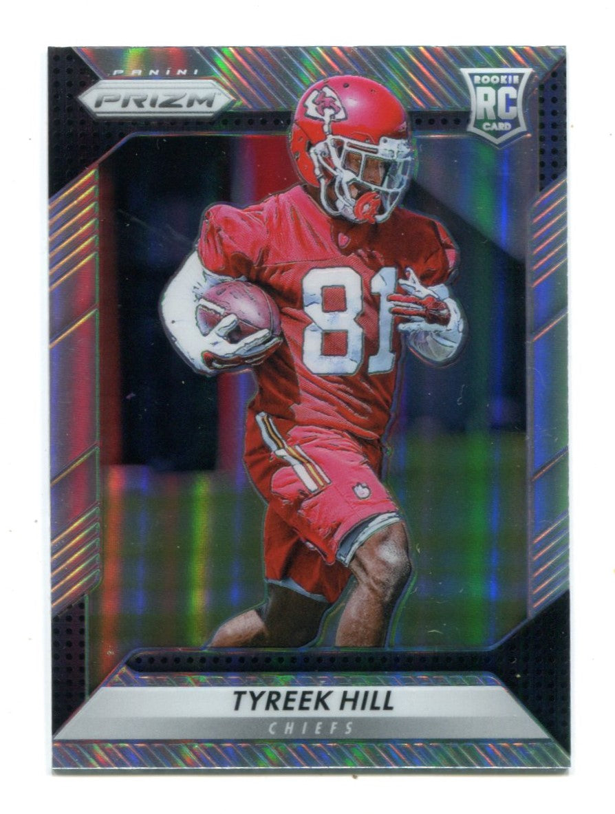 Tyreek Hill high quality Silver Prizm Rookie 2016