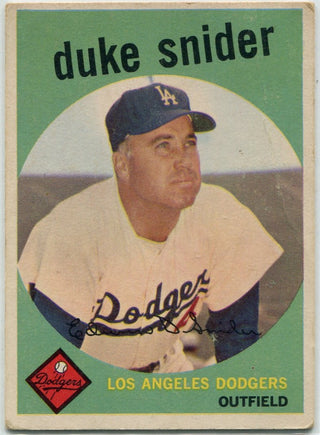 Duke Snider 1959 Topps Card #20