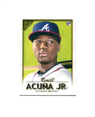 Ronald Acuna Jr. 2018 Topps Gallery #140 Card