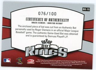 Roger Clemens 2005 Donruss Bat Kings Relic #BK-15