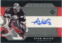 Ryan Miller 2005 - 2006 Upper Deck Trilogy Scripts One Autographed Card #SFS-RM