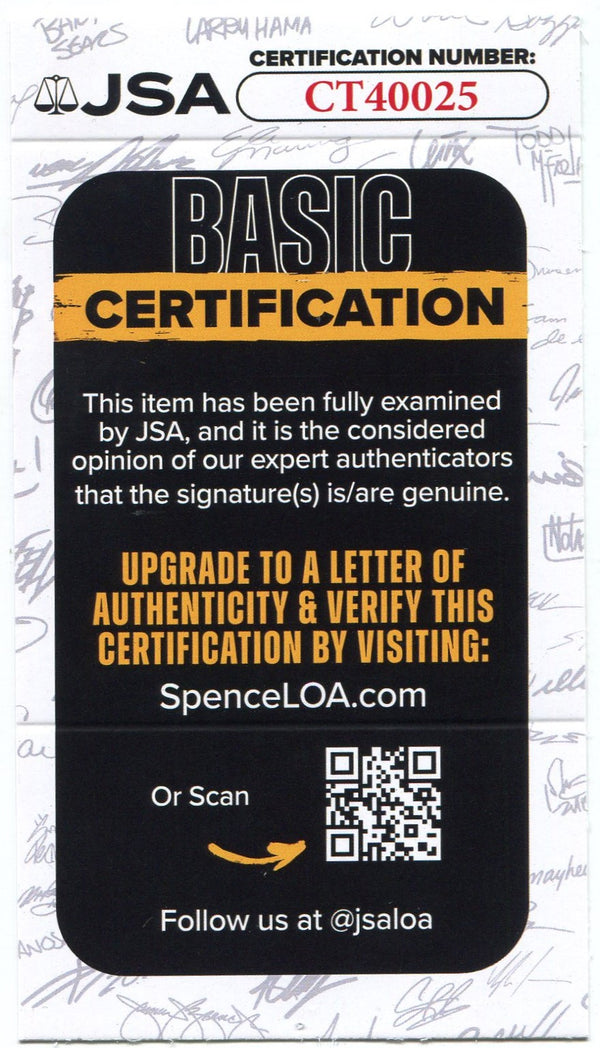 Albert Pujols 2005 Autographed Card JSA Certified