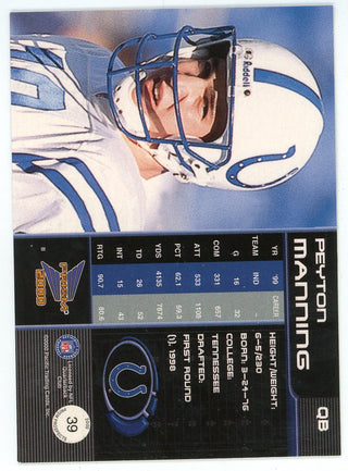 Peyton Manning 2000 Pacific Prizm Card #39