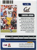 Cameron Jordan 2021 Panini Contenders Draft Picks Game Ticket Blue Explosion Card #86 26/39