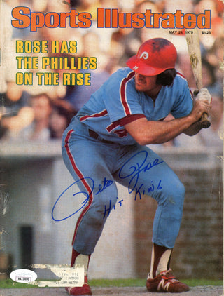 Pete Rose "Hit King" Autographed Sports Illustrated Magazine - May 28th, 1979 (JSA)