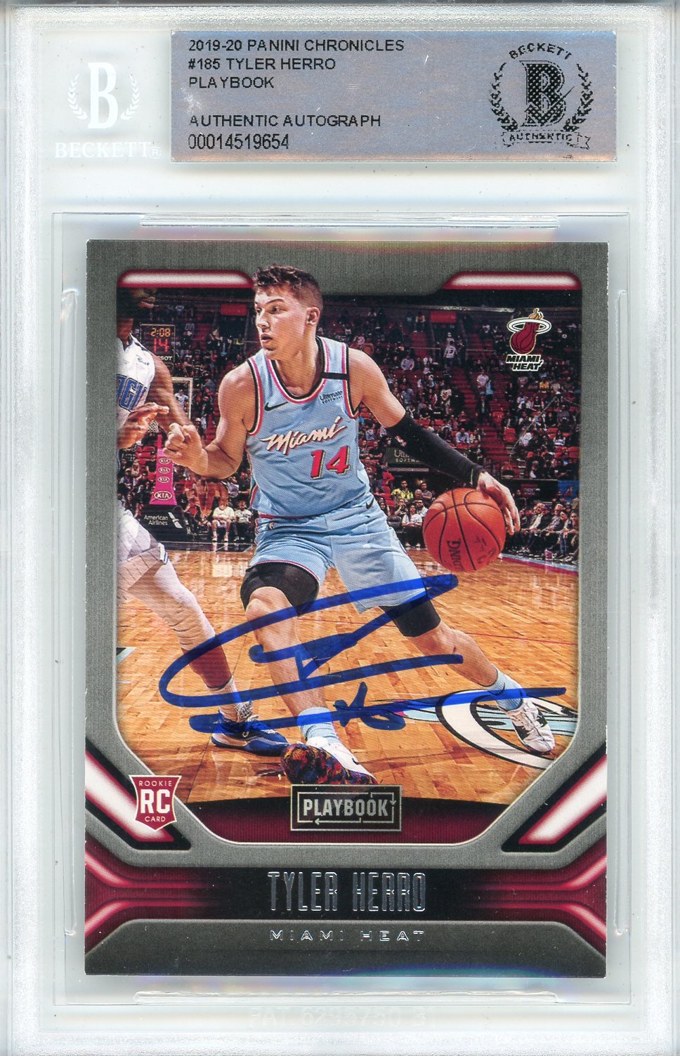 2019 Panini Chronicles Tyler Herro selling Phoenix Red Redfractor graded psa 9 numbered