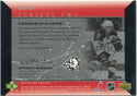 Chris Drury 2005 - 2006 Upper Deck Trilogy Scripts Two Autographed Card #SCS-CD