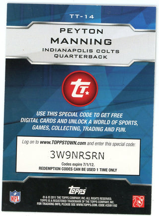 Peyton Manning 2011 Topps Toppstown #TT-14