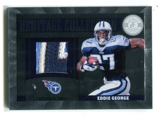 Eddie George 2012 Panini Heritage Collection #17 Jersey Card