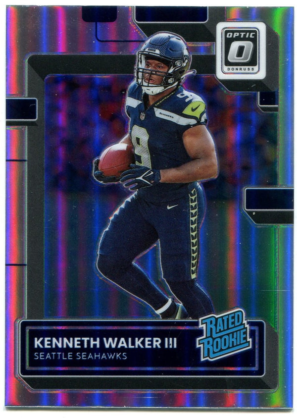 Kenneth Walker III Panini Donruss Optic Rated Rookie 2022