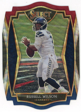 Russell Wilson 2020 Panini Select Red/White/Blue Prizm #103