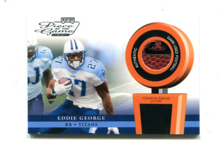 Eddie George 2002 Panini Playoff Piece of the Game Game Used Football Card