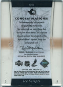 Martin Havlat 2005 - 2006 Upper Deck Trilogy Ice Scripts Autographed Card #IS-HA