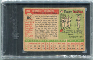 Jackie Robinson 1955 Topps Card #50 SGC Graded 1