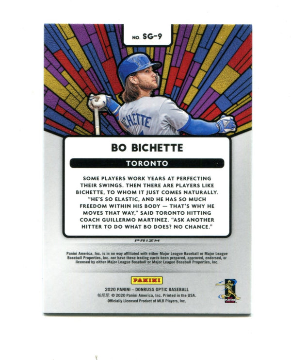 Bo Bichette 2020 Panini Optic #SG-9 Card