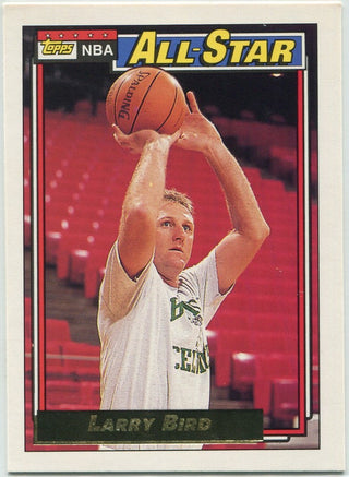 Larry Bird 1992 - 1993 Topps All-Star Gold Card #100