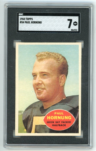 Paul Hornung 1960 Topps #54 SGC 7