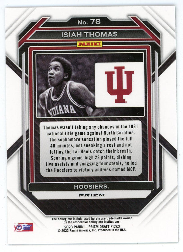 Isiah Thomas 2023 Panini Prizm Draft Picks #78