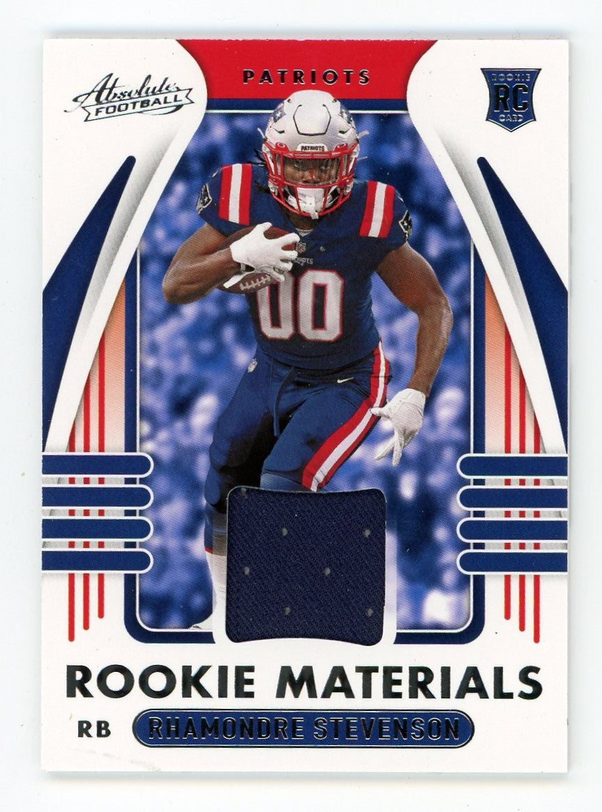 Elmi Rst Card Rhamondre Stevenson 2021 Panini Rookie Materials #ARM-RST Card ...