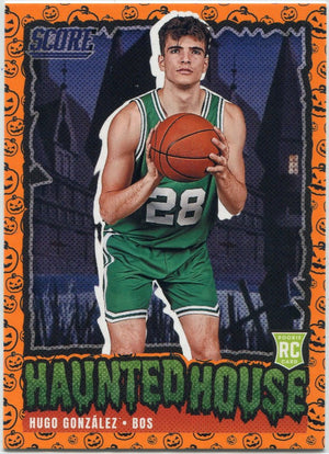 Hugo Gonzalez 2026 Panini Score A Treat Haunted House Pumpkin Parallel Card #210