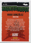 Hugo Gonzalez 2026 Panini Score A Treat Haunted House Pumpkin Parallel Card #210