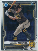 Jackson Merrill 2021 Bowman Draft Chrome RC #BDC-119