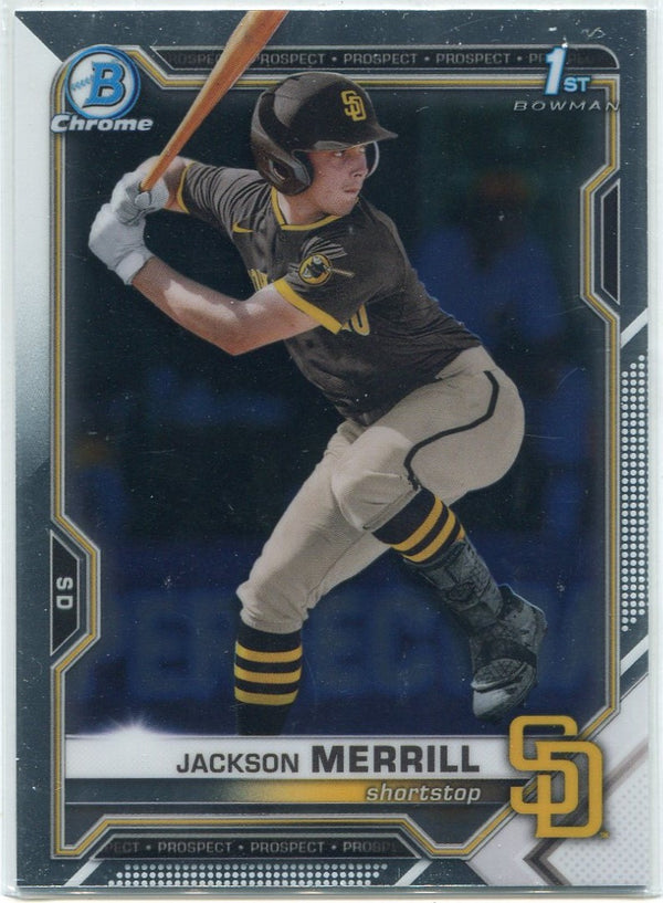 Jackson Merrill 2021 Bowman Draft Chrome RC #BDC-119