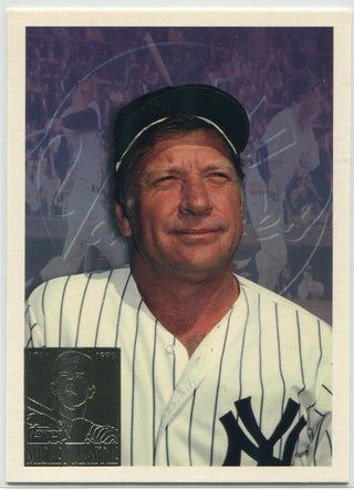 Mickey Mantle 1996 Topps Mickey Mantle Commemorative Set Card