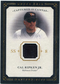 Cal Ripken Jr 2008 Upper Deck Masterpieces Captured On Canvas Jersey Card #CC-CR