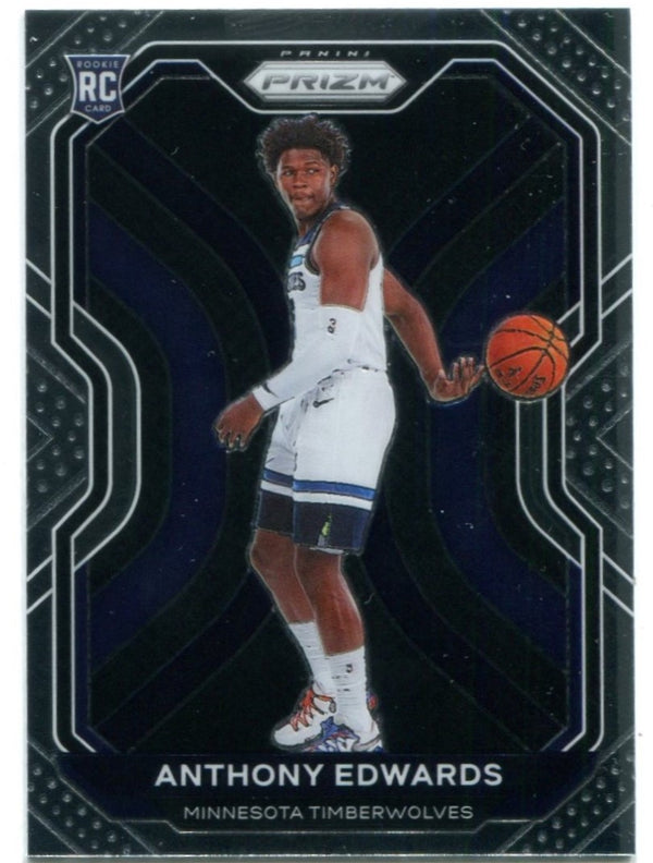 Anthony Edwards 2020-21 Panini Prizm Rookie Card #258