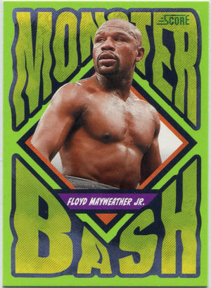 Floyd Mayweather Jr 2026 Panini Score A Treat Monster Bash Slime Parallel Card #300