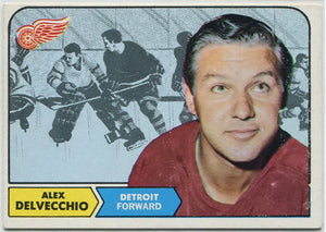 Alex Delvecchio 1968 - 1969 Topps Card #28