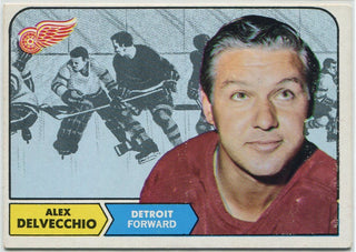Alex Delvecchio 1968 - 1969 Topps Card #28