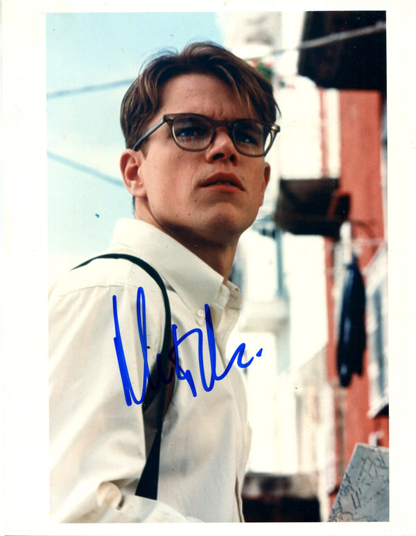 Matt Damon Autographed 8x10 Photo