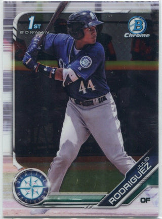 Julio Rodriguez 2019 Bowman Chrome Prospects 1st Bowman RC #BCP-33