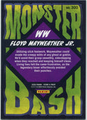 Floyd Mayweather Jr 2026 Panini Score A Treat Monster Bash Slime Parallel Card #300