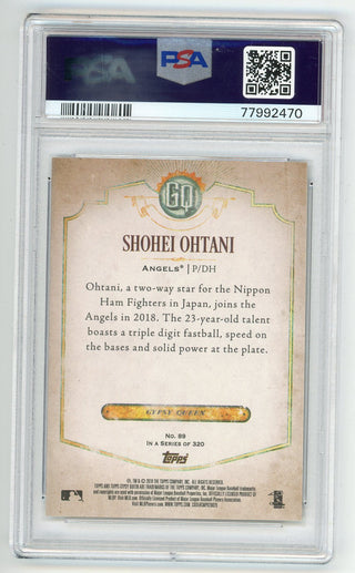 Shohei Ohtani 2018 Topps Gypsy Queen #89 PSA 6