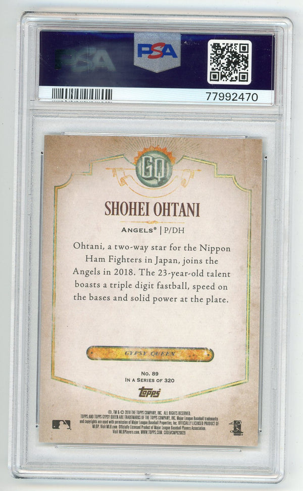 Shohei Ohtani 2018 Topps Gypsy Queen #89 PSA 6