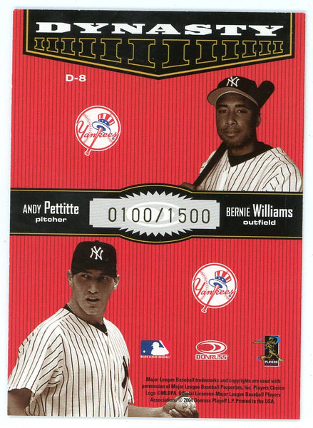 Derek Jeter, Bernie Williams & Andy Pettitte Signed Yankees